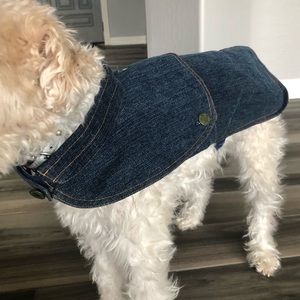Adorable GAP dog denim coat M\L!